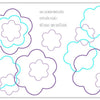 Květinové obrysy variation, downloadable, virtual Messy Play 