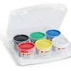 Prstové barvy PRIMO, dárková sada 6 x 100 ml, PP box simple Messy Play 