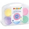 Prstové barvy PRIMO, perleťové, sada 6x100g, PP box simple Messy Play 
